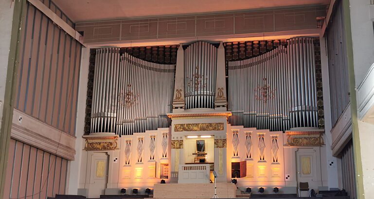 die Orgel in der Görlitzer Stadthalle