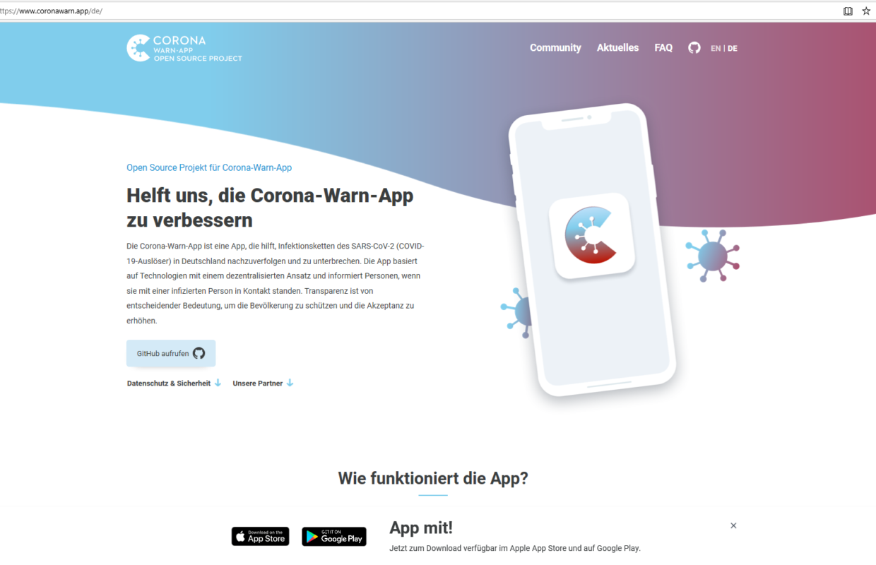 Corona-Warn-App ist verfügbar - 16.06.2020 - Stephan Hösl